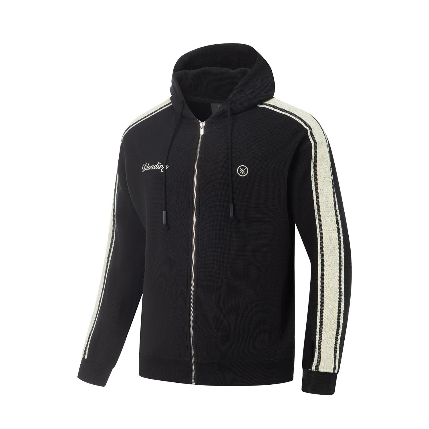 

Li Ning Wade Series Толстовка с капюшоном Удобная Свободная Повседневная Цветной блок Простая Кофта Толстовка Мужская толстовка AWDV747-3 XL