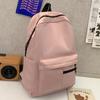 Simple Solid Color Casual Backpack for High School Students, Suitable for Outdoor Commuting,Lightweight, And Versatile, Designed for Laptops