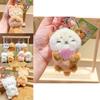 Jinnew Cute Cat Plush Keychain With Keyring For Gift And Collection