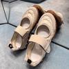 Super love! Addicted to wearing~ 3cm flat casual shoes women's ballet moral training shoes shallow mouth niche Mary Jane single shoes