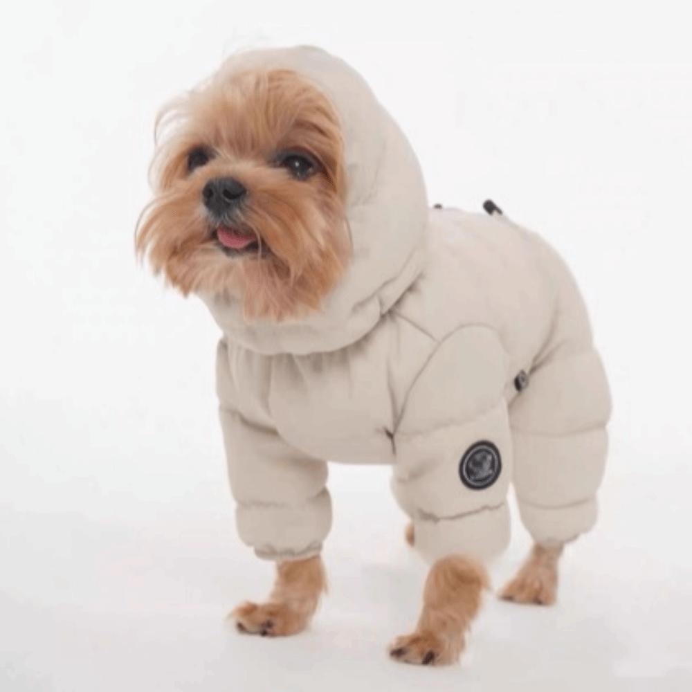 Verdickte Thermowatte Hund Winterkleidung Dicke Daunenbaumwolle Hund Overall Kälteschutz