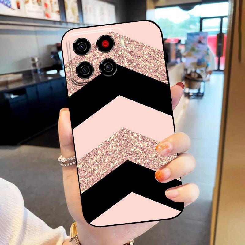 For ZTE Blade A56 Case Cute Cartoon Soft Silicone Phone Cover For ZTE Blade A 56 4G TPU Shockproof Bumper BladeA56 Z2473 Fundas