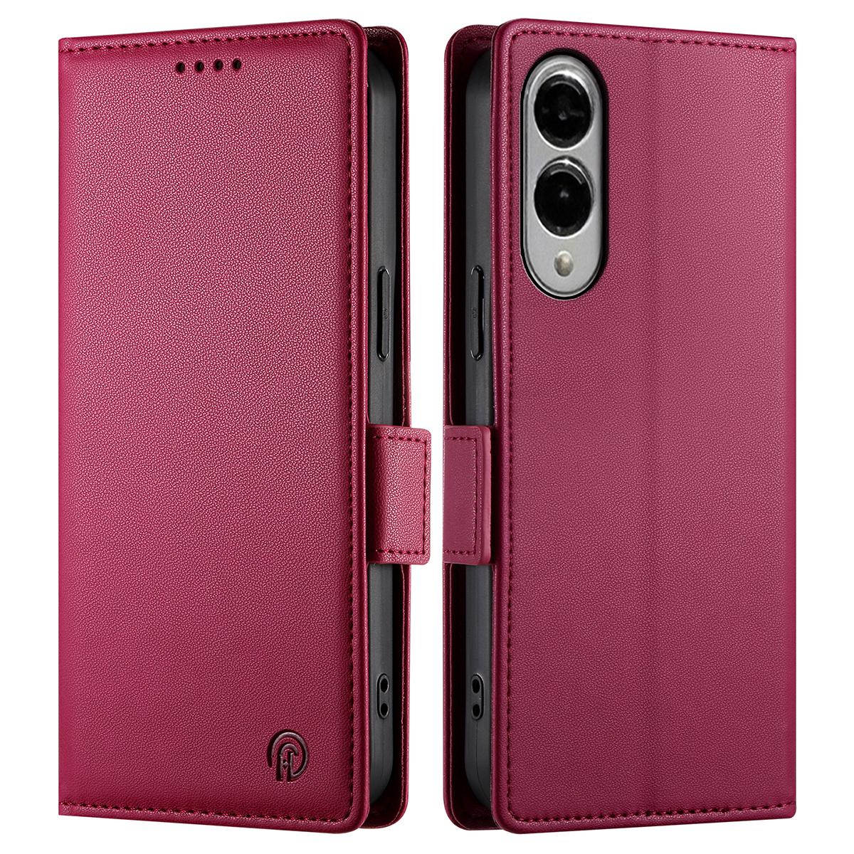 Чехол-подставка из ПУ кожи для Samsung Galaxy S25 Edge, кошелек, чехол для телефона C
