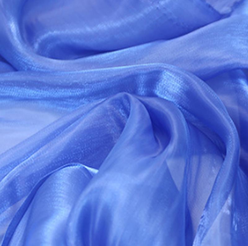 Korean Silk Organza Flash Yarn for Decorative Scarf, Hanfu, Cheongsam, Wedding Handicrafts