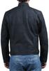 New European and American large-size men's jacket with a stand-up collar and a slim-fit large-size jacket.