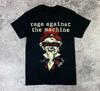 RAGE AGAINST The Machine Band Land Of The Free Cotton Black All Size Shirt AG513 Unisex T-Shirt