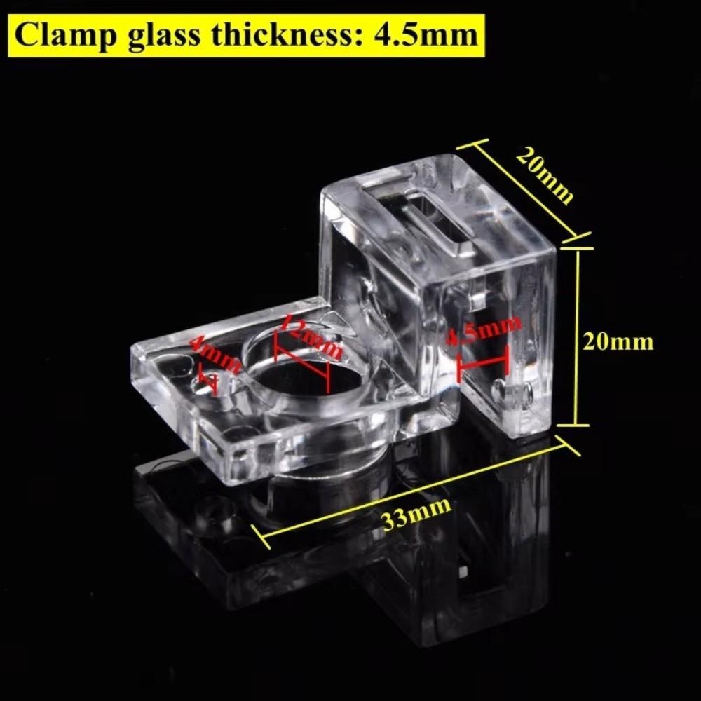 1PC Acrylic Aquarium Lid Cover Support Holder Transparent Fish Tank Acrylic Clips Holder Fish Tank