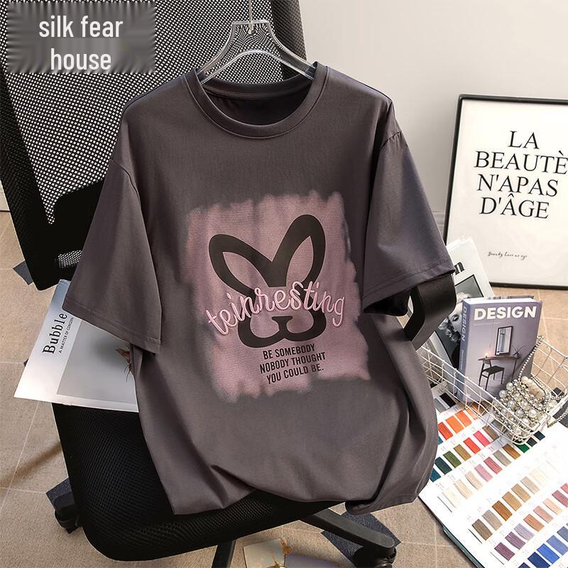 Women s Loose Fit Round Neck T-shirt S