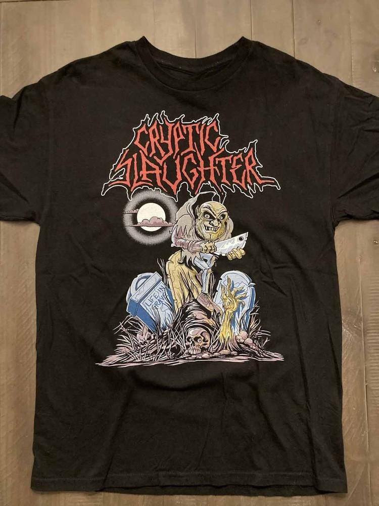 Cryptic Slaughter Halloween Is Coming Shirt Black Unisex S-5XL 1J0505 Unisex T-Shirt S