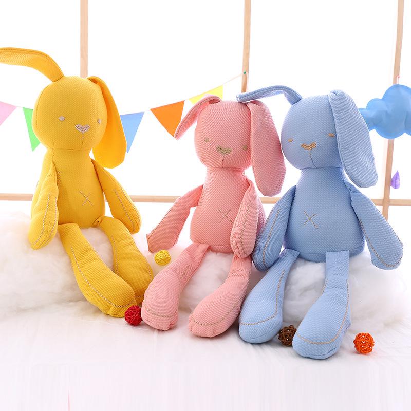 Rabbit Cartoon Comfort Doll Bunny Plush Toy Perfect For Soothing Newborns Baby