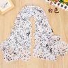 Ladies 50x160CM Scarves Musical Note Print Chiffon Neck Scarf Shawl Soft Scarves High Quality Fabulous Elastic Party Gift