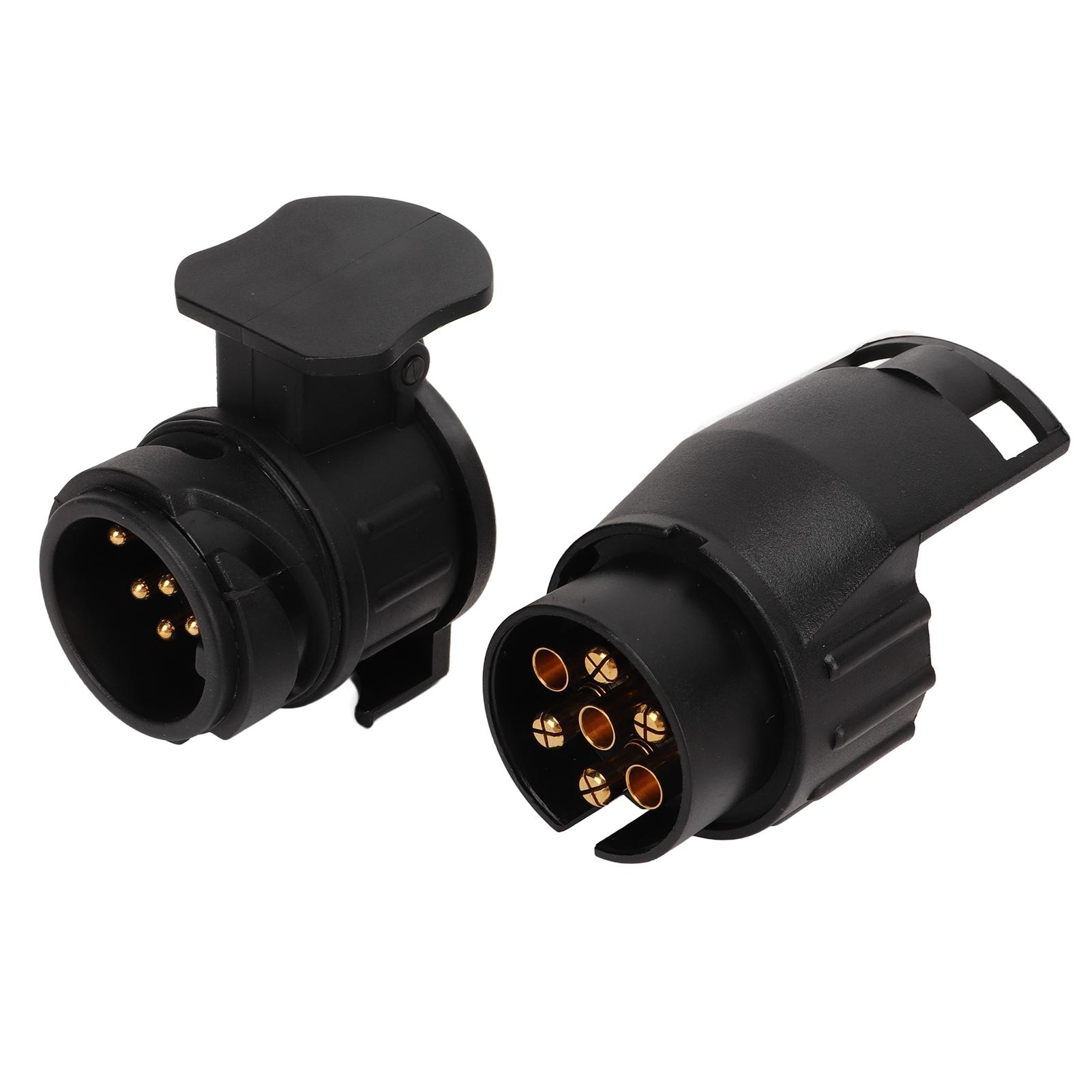 

Комплект переходников для прицепных розеток 7-контактный на 13-контактный и 13-контактный на 7-контактный Конвертер прицепной розетки для вилок прицепа