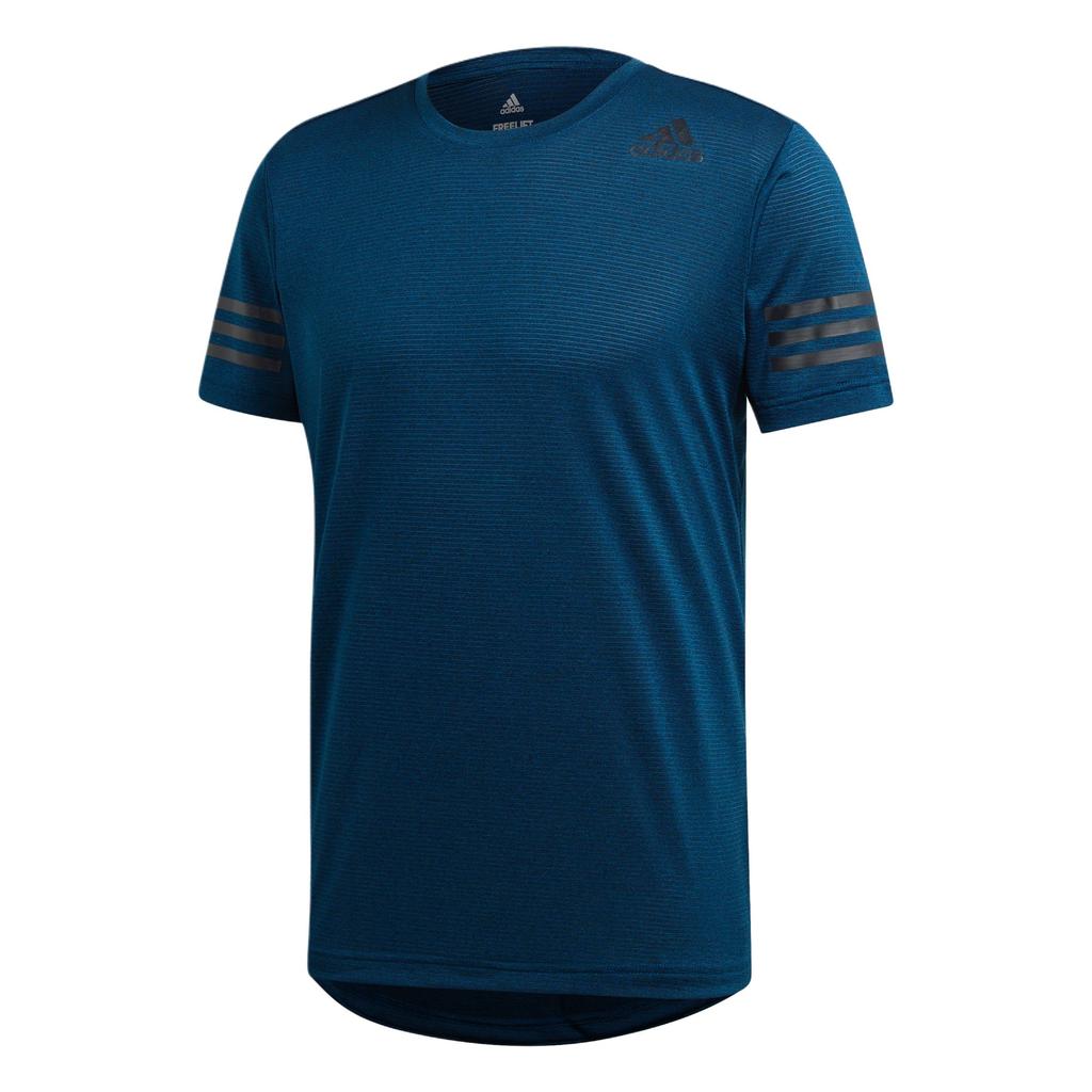 Adidas Mens Training Series Round Neck Breathable Sports Short Sleeve T-Shirt Men Tops Navy-Blue DY9591