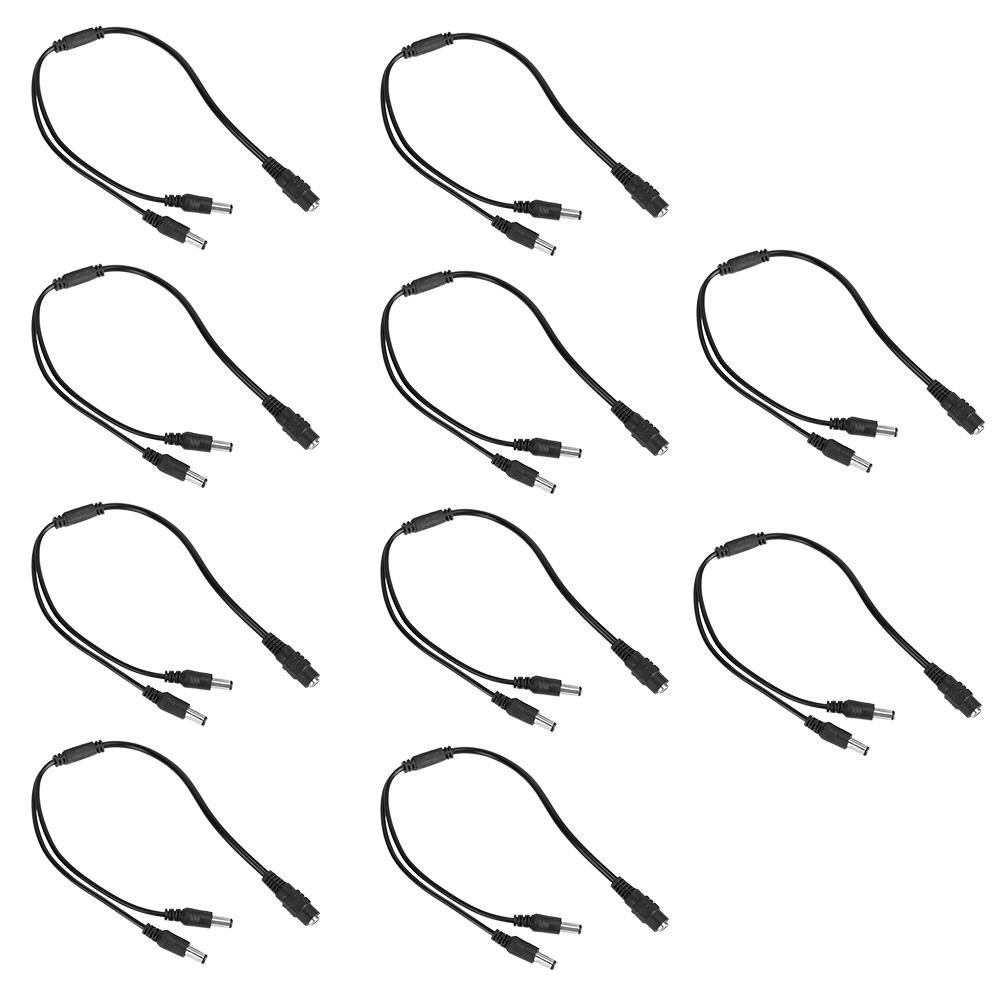 10 Stück 12V 1V2 Sicherheitsmonitor DC Stromversorgungsverteiler Adapter Anschlusskabel