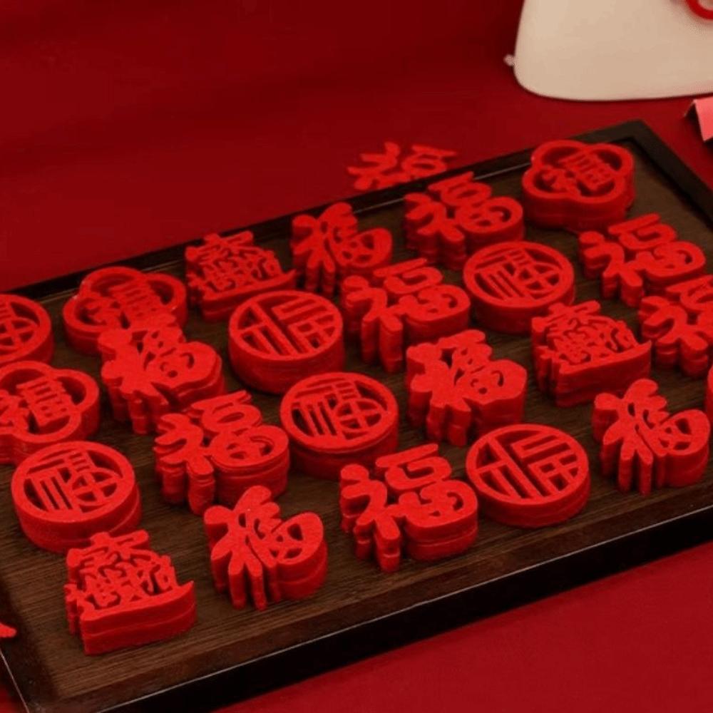 Mini Size Fortune Decorations Little Blessing Window Decorations  Home Decorating