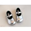 Solid Color Retro Simple Versatile Korean Style Girls Little Leather Princess Shoes Soft Sole Lightweight Comfortable