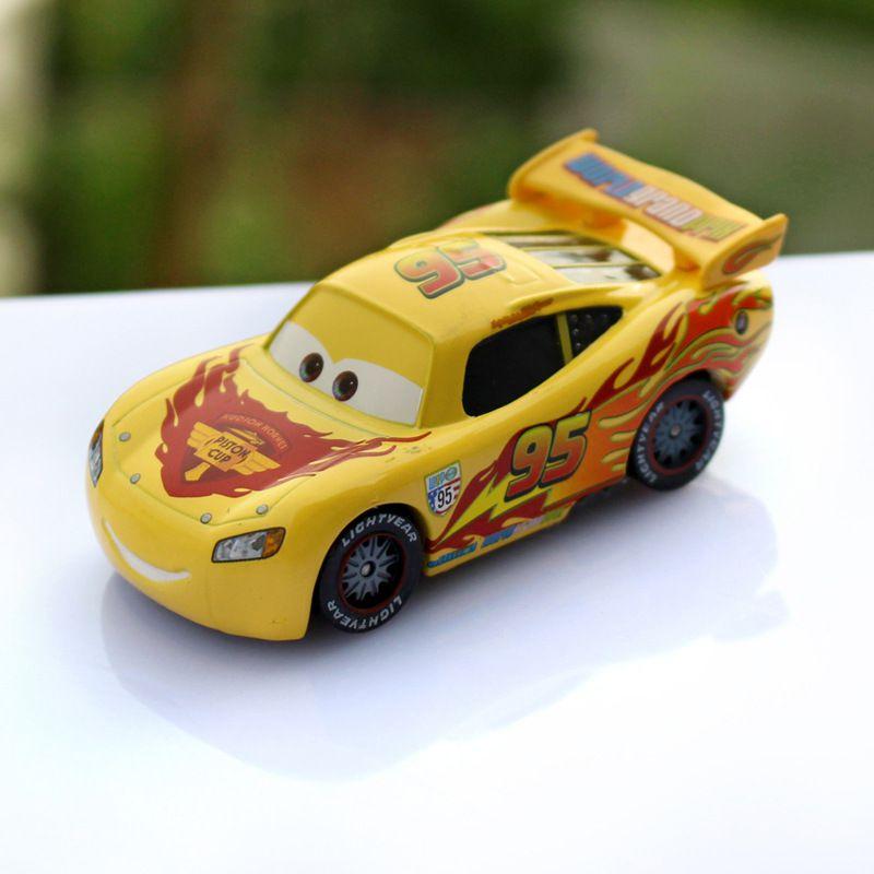 Cars Childrens Toy Car Alloy Car Mcqueen Mc Uncle Car King Sheriff Roadblock