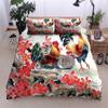 Farm 3D chicken Duvet Cover Rooster Goose Duck for Kid Teen women men gifts Farmhouse Animals for bedroom decorations Queen king