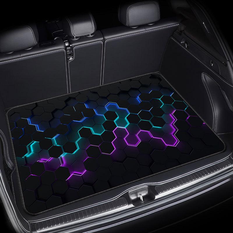 

Сверхпрочный коврик в багажник автомобиля Водонепроницаемый Пыленепроницаемый Легко чистится Прочный Нескользящий Защитник заднего сиденья Автомобильный коврик Защитник багажника с пылезащитными свойствами 75*100cm