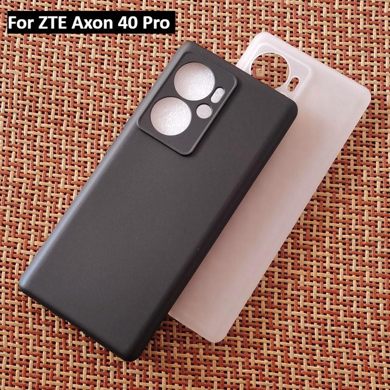 2PCS For ZTE Axon 70 60 50 40 Pro Lite Ultra 4G TPU Silicon Phone Case For zte axon70 axon50 40SE Shockproof Soft Back Cover Protective Shell