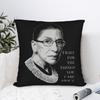 Ruth Bader Ginsburg Fight For The Things You Care About Square Pillowcases Home Cushion Cover Cool Decorative Pillowcase