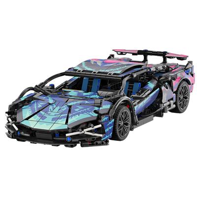 Technický Závodní Sportovní Auto Model Stavebnice Město Mechanické Rychlé Vozidlo Superauto Kostky Puzzle Hračky Dětský Dospělý Dárek