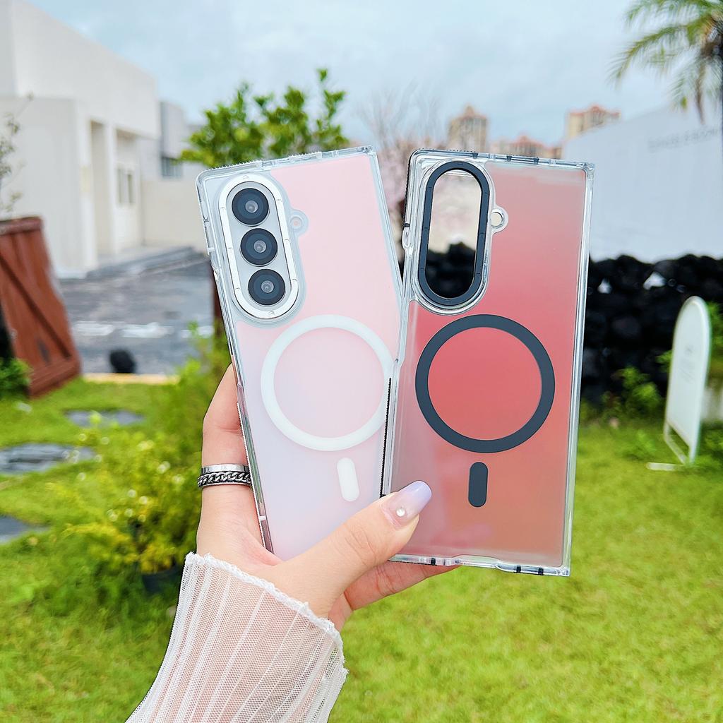 Suitable for Samsung Left and Right Folding Z Fold  6 7 Gradient Chameleon High End Colorful Shell