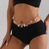 Fashion Natural Shell Conch Sea Star Imitation Pearl Tassel Pendant Waist Chain for Women Sexy Boho Summer Chain Belt Necklace