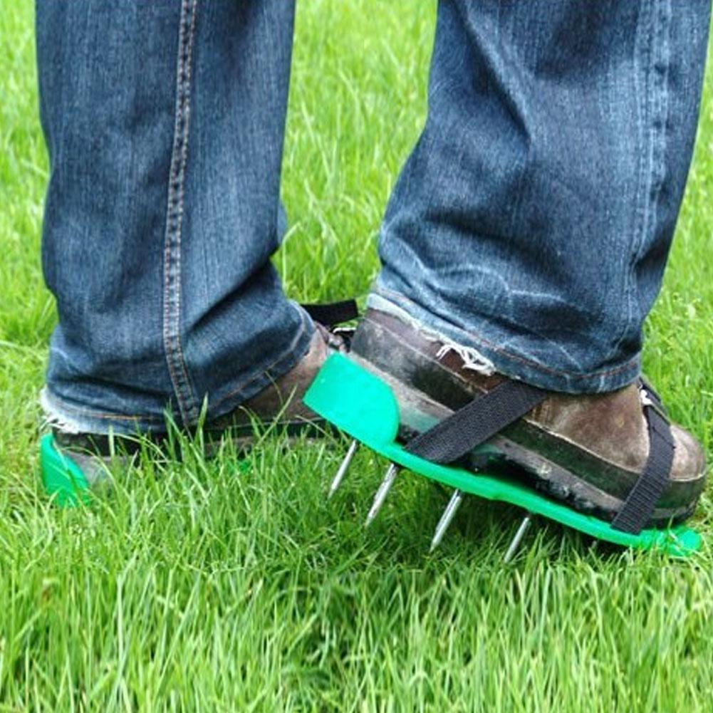 Lawn Aerator Shoes Garden Yard Lawn Aerator Shoes Grassplot Aerating Soil Spike Sandals Lawn Spike Shoes Lawn Spike Sandals