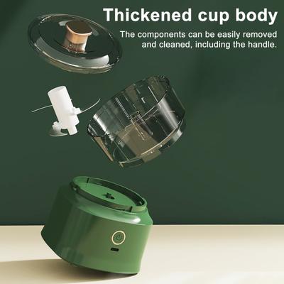 Meat Grinder Capacity One-Button Electric Chopper Transparent Vegetable Cutter with 350ML Cup Body Food