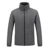 Custom Logo 3-in-1 Windbreaker with Fleece Down, Warm Jacket for Autumn/Winter, Embroidered Workwear.