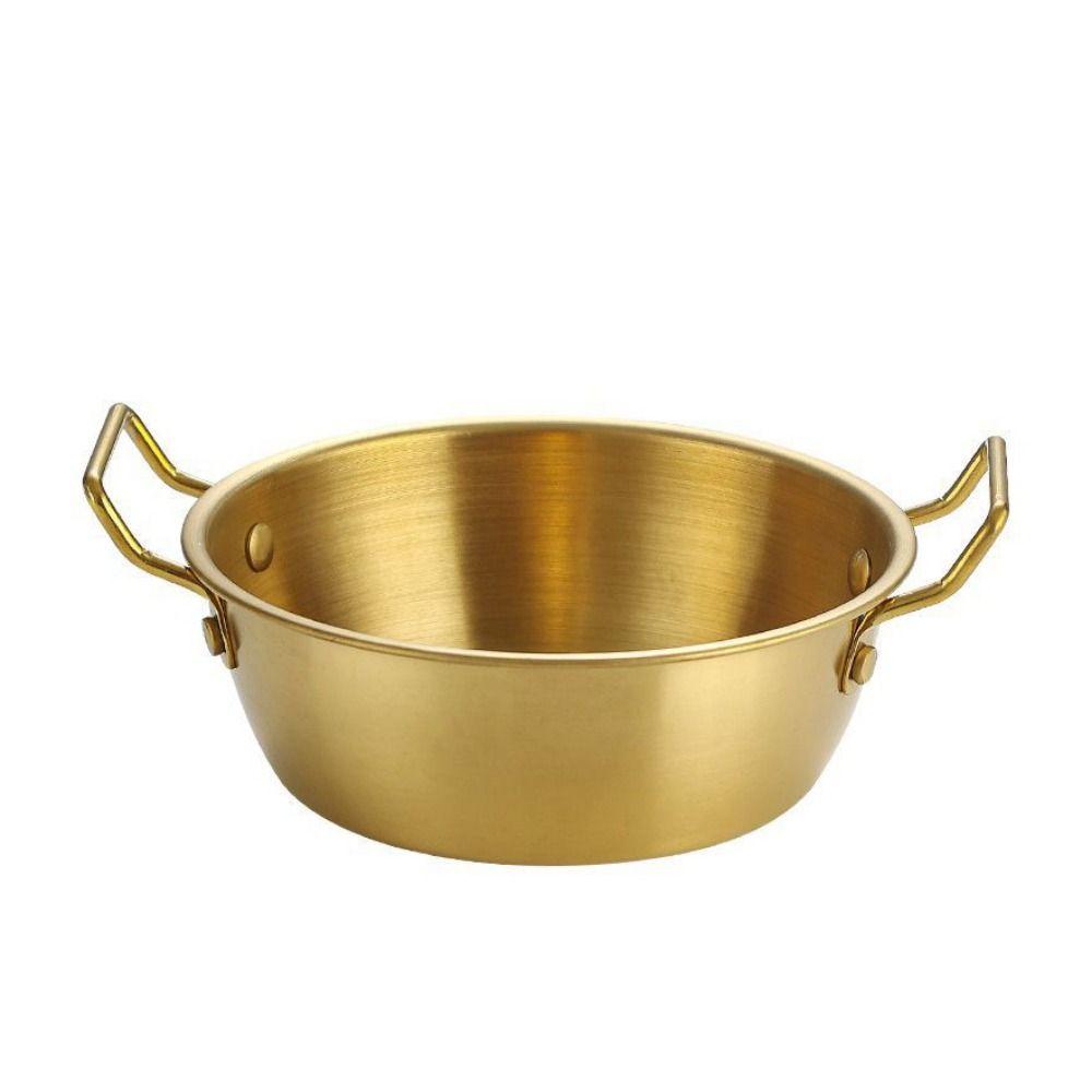 Korean 1PC Household Double Ear Kitchen Tableware Snacks Plate Rice Wine Bowls Cuisine Bowl Food Container