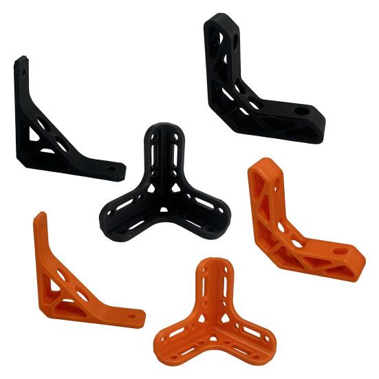 Corner Bracket Heavy Duty Wood Shelf L-shaped Triangle Corner Brace 90-Degree Angle Bracket DIY Furniture Repair Corner Connector