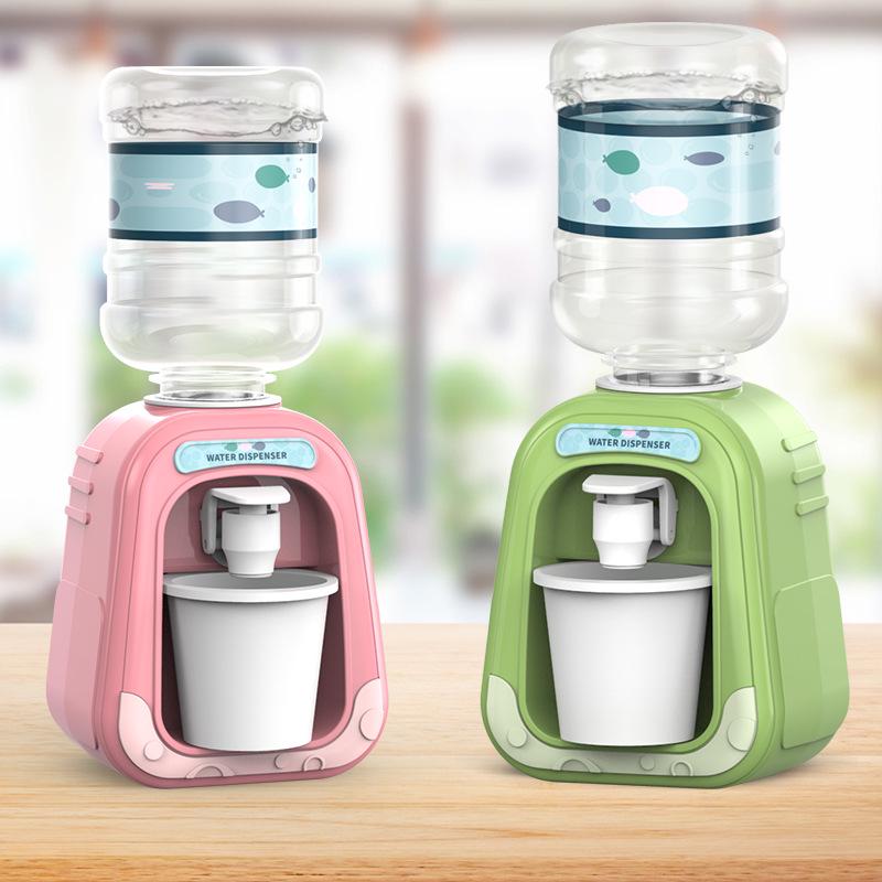 Yellow Duck Children's Mini Water Dispenser Toy - Educational Kitchen Playhouse Drink Machine