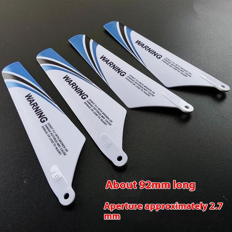 4Pcs Spare Main Fan Blades For Helicopter Rotor Rc Syma S107 Diy Accessories Kid Gift