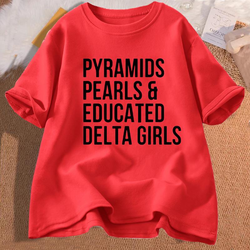 Delta Sigma Theta Sorority Tshirt Women Delta Elephant Tshirt 1913 Howard University Tees Devastating Divas Streetwear Tops S