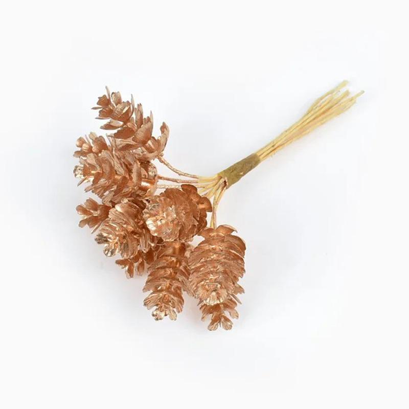 

1bunch 11cm Artificial Plants Gold/Sliver Plastic Eucalyptus Leaves for Home Wedding Decoration Christmas Wreath Decoration