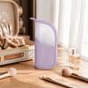 Make-up-Pinsel-Aufbewahrungstasche mit Reißverschluss Transparente Fronttasche Kompaktes Design Reise-Make-up-Organizer-Etui für Kosmetikpinsel und -werkzeuge