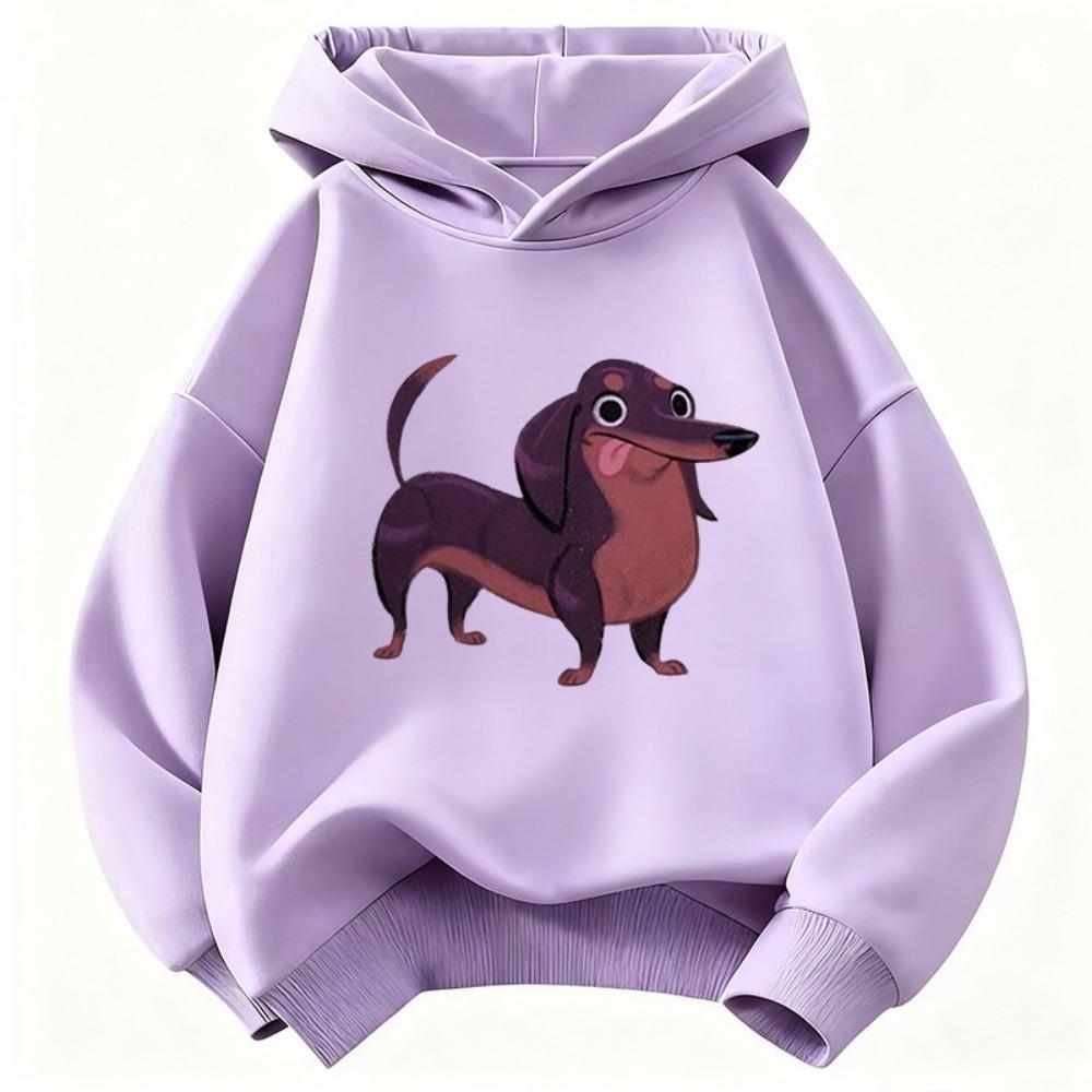 Fashion Dachshund Dog Funny Hoodie Kids Children's Sweatshirt Hoody for Boys Girls Casual Hoodies Y2k Clothes