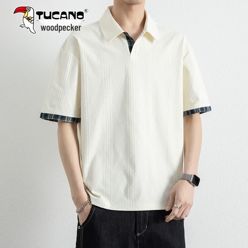 TUCANO Men's Ice Silk Breathable Polo Shirt