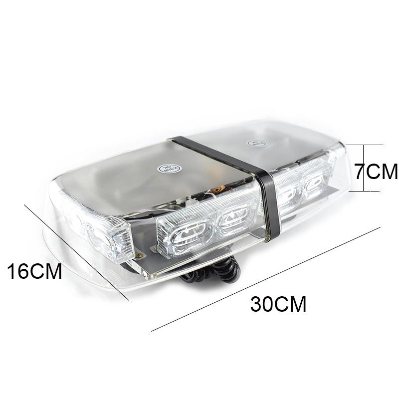 Auto-Lichtleiste, Dach-Notfalllampe, 12 V-24 V, Blitzleuchte, 18 W, Warn-LED