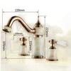 Rose Gold Bathroom Gold Faucet basin faucet Brass Jade widespread faucet Tap luxury Basin Mixer Hot Cold shower room sink Faucet