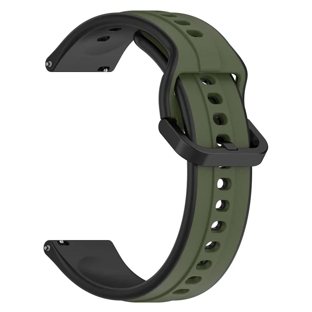 20/22mm Sports Silicone Strap For Samsung Galaxy Watch 6 5 Pro 40 44mm 45mm Bracelet Watch 6 4 Classic 47mm 43mm Band Accessorie