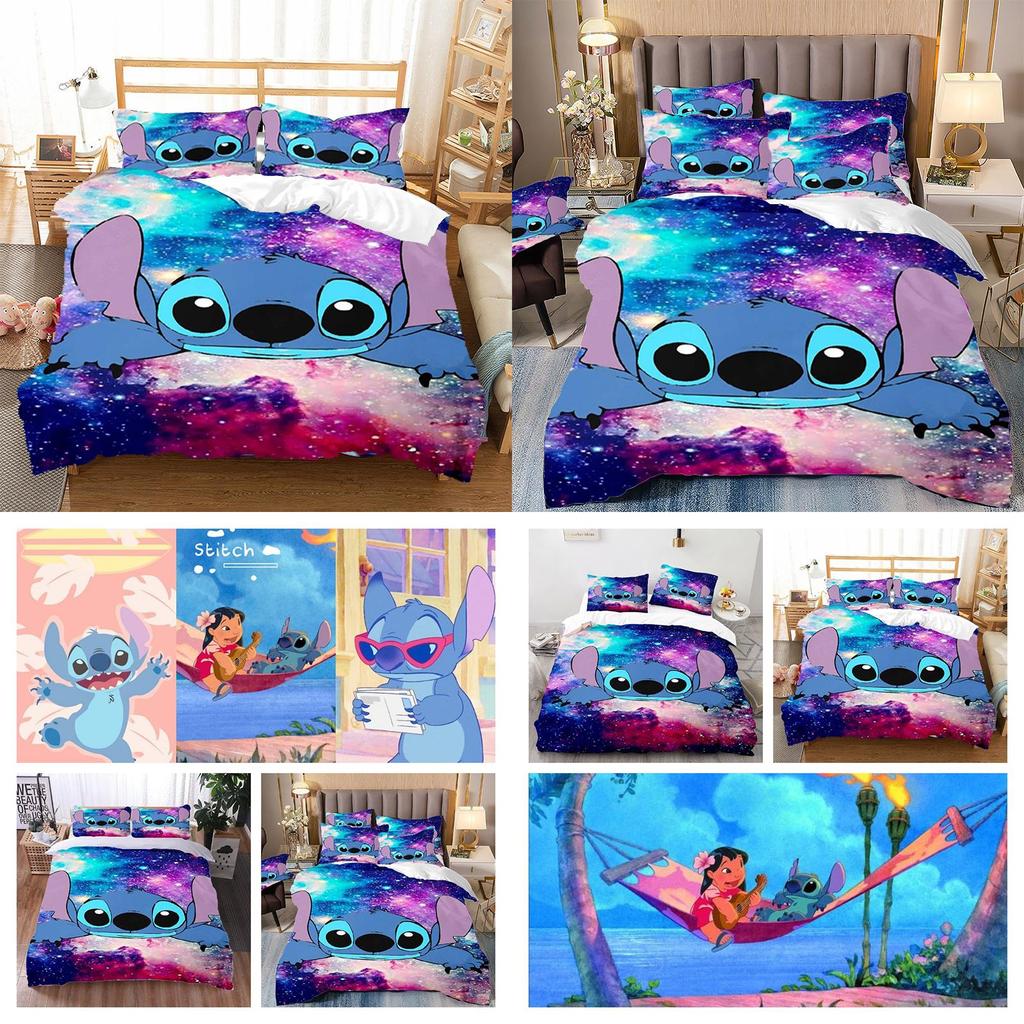 Adorable 3d Lilo Stitch Cartoon Bedding Set For Your Little One's Bedroom