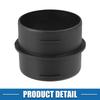 A ABSOPRO Car Air Duct Connector Straight Air Heater Duct Joiner Connector Pipe 60mm Outside Diameter Plastic Black