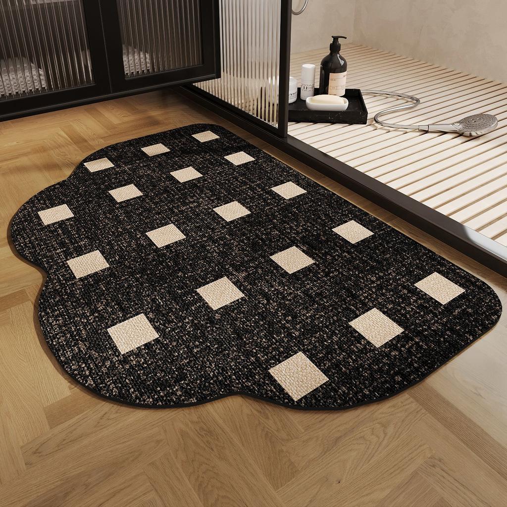 Badezimmermatten Haushalts Anti-Rutsch-Fußmatten Badezimmermatten Sind Schmutzabweisend und Leicht zu Pflegen