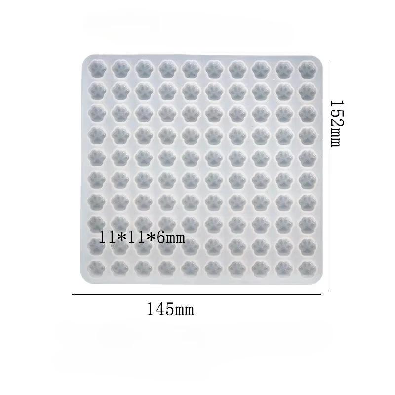 1pcs Silicone Cards Envelope Mould Creative Handmade Mini Cat Paw Shape Wax Seal Stamp Varied Colorful Fresh and Fun