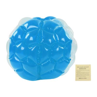 Inflatable Bumping Ball Foldable Portable Body Bubble Ball 90x75cm for Party Games Blue
