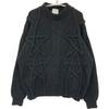 Converse [x CLANE] A2888ZKSW106 Black Lambswool Star Motif 3D Pullover Knit Tops M blackUsed