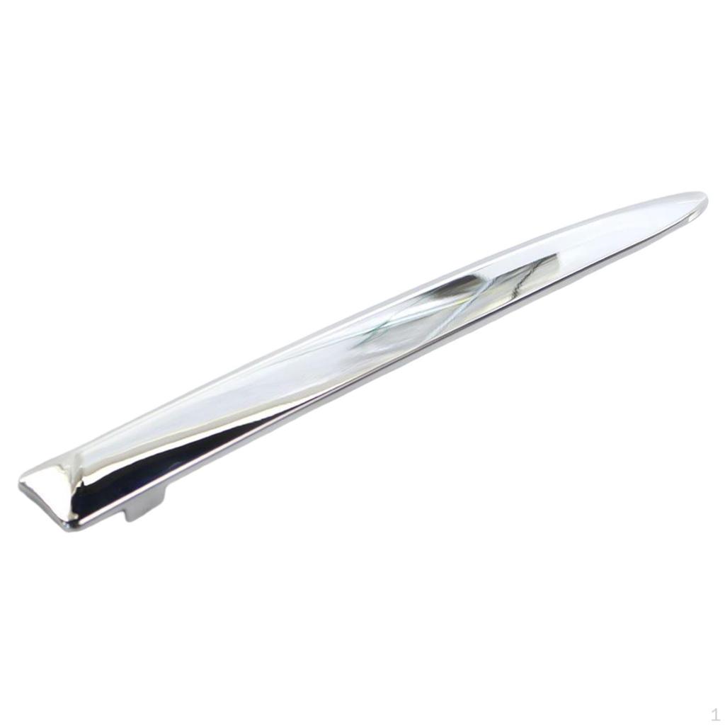 Front Left Bumper Upper Chrome Molding Anti Wear Stylish Fits for 07-15 Replacement Parts Easy To